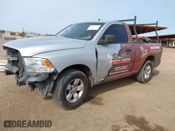 2018 Ram 1500 Tradesman with VIN 3C6JR6AG7JG204405, listed as a IAAI auction lot 41925635 with 198,396 mi miles and . Bid and sale history available at DreamBid. Image 2.