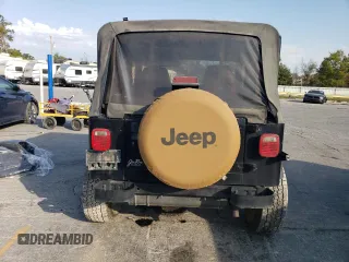 1995 Jeep Wrangler S with VIN 1J4FY19P0SP266468, listed as a Copart auction lot 74011814 with 269,912 mi miles and Salvage Title. Bid and sale history available at carsss.com. Image 6.