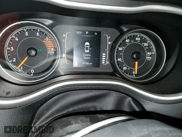 2016 Jeep Cherokee Latitude with VIN 1C4PJMCS9GW256046, listed as a Copart auction lot 68411724 with 87,190 mi miles and Salvage Title. Bid and sale history available at carsss.com. Image 9.