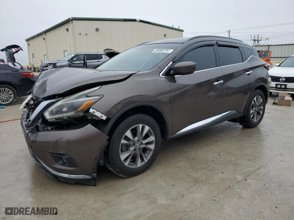 2018 Nissan Murano Platinum with VIN 5N1AZ2MG9JN103513, listed as a Copart auction lot 84492754 with 84,304 mi miles and Salvage Title. Bid and sale history available at carsss.com. Image 1.