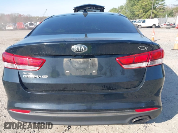 2016 Kia Optima LX with VIN 5XXGT4L36GG105637, listed as a IAAI auction lot 42013800 with 111,836 mi miles. Bid and sale history available at carsss.com. Image 15.