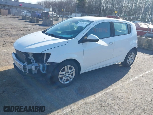 2020 Chevrolet Sonic LT with VIN 1G1JG6SB8L4109586, listed as a IAAI auction lot 41789746 with 104,200 mi miles and . Bid and sale history available at DreamBid. Image 2.