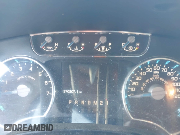 2014 Ford F-150 XL with VIN 1FTFW1CF5EFA66708, listed as a IAAI auction lot 41738400 with 370,307 mi miles and . Bid and sale history available at DreamBid. Image 7.