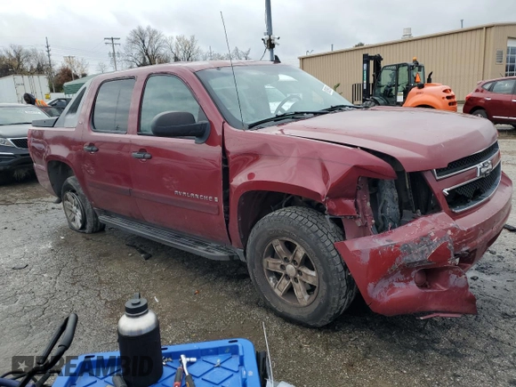 2007 Chevrolet Avalanche with VIN 3GNEC12037G183021, listed as a Copart auction lot 46113805 with 218,719 mi miles and Non Repairable. Bid and sale history available at DreamBid. Image 4.