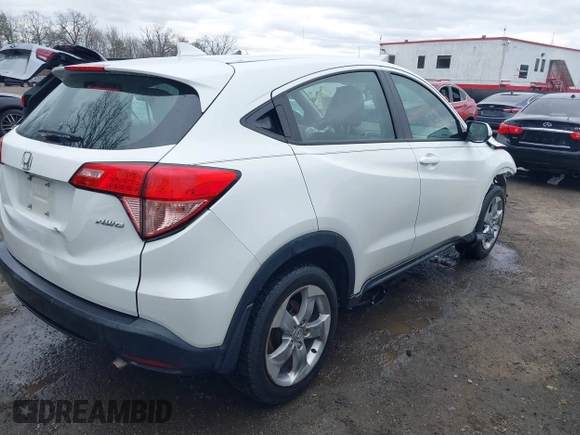2017 Honda HR-V LX with VIN 3CZRU6H37HM723800, listed as a IAAI auction lot 41645763 with 53,574 mi miles and . Bid and sale history available at DreamBid. Image 4.
