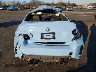 2024 BMW M2 with VIN 3MF13DM08R8D95395, listed as a Copart auction lot 85391664 with 0 mi miles and Salvage Title. Bid and sale history available at carsss.com. Image 6.