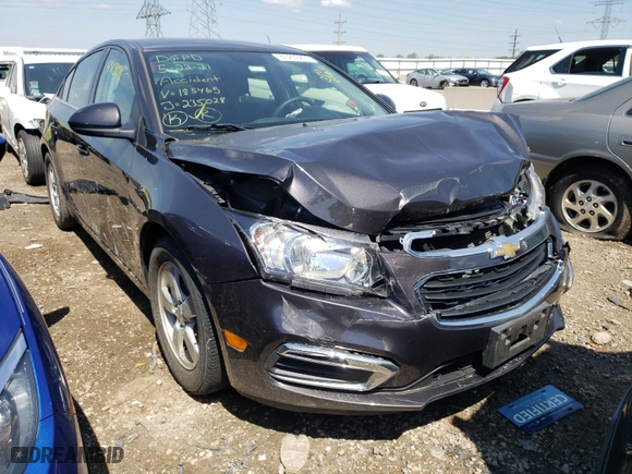 2016 Chevrolet Cruze Limited LT with VIN 1G1PE5SB4G7185465, listed as a Copart auction lot 47282962 with 48,386 mi miles and Salvage Title. Bid and sale history available at carsss.com. Image 1.