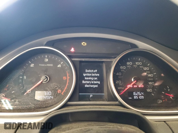 2014 Audi Q7 3.0L TDI Prestige with VIN WA1VMAFEXED015117, listed as a Copart auction lot 70766274 with 85,109 mi miles and Clean Title. Bid and sale history available at carsss.com. Image 9.