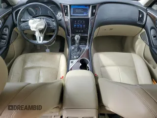 2018 Infiniti Q50 3.0t Luxe with VIN JN1EV7AP1JM354635, listed as a Copart auction lot 45191065 with 58,914 mi miles and Salvage Title. Bid and sale history available at carsss.com. Image 8.