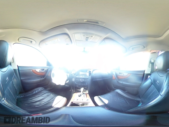2013 Infiniti FX with VIN JN8CS1MU5DM142289, listed as a Copart auction lot 47363945 with Not provided miles and Salvage title. Bid and sale history available at DreamBid. Image 14.