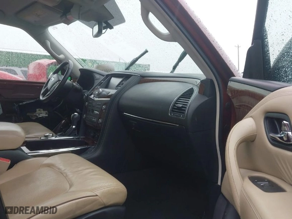 2018 Nissan Armada SL with VIN JN8AY2NC2J9550989, listed as a IAAI auction lot 41552755 with 143,504 mi miles. Bid and sale history available at carsss.com. Image 5.