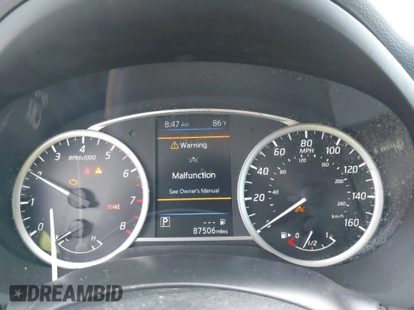 2019 Nissan Sentra SV z VIN 3N1AB7AP1KL604264, wystawiony jako IAAI lot #42304142 z przebiegiem 87 506 mil mil oraz . Historia ofert i sprzedaży dostępna na DreamBid. Obrazek 7.