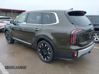 2024 Kia Telluride SX Prestige X-Pro with VIN 5XYP5DGCXRG530586, listed as a IAAI auction lot 42225560 with 7,880 mi miles and . Bid and sale history available at DreamBid. Image 3.