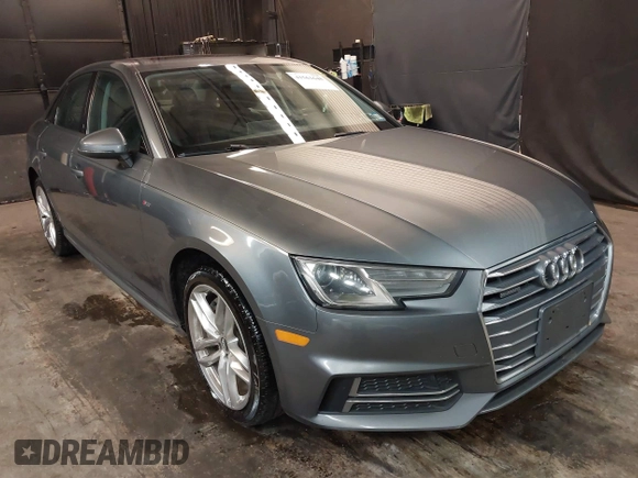 2017 Audi A4 Season of Audi Premium with VIN WAUDNAF49HN049681, listed as a IAAI auction lot 41561648 with 89,850 mi miles. Bid and sale history available at carsss.com. Image 1.