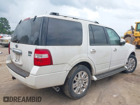2011 Ford Expedition Limited with VIN 1FMJU1K57BEF15134, listed as a IAAI auction lot 42649815 with 179,532 mi miles and . Bid and sale history available at DreamBid. Image 4.