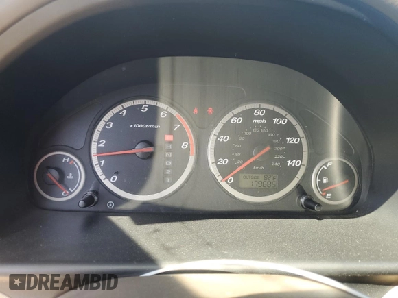2005 Honda CR-V EX with VIN JHLRD78815C002931, listed as a Copart auction lot 55308175 with 179,685 mi miles and Salvage Title. Bid and sale history available at DreamBid. Image 9.