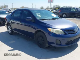 2013 Toyota Corolla L with VIN 5YFBU4EEXDP103995, listed as a IAAI auction lot 41794789 with 195,000 mi miles. Bid and sale history available at carsss.com. Image 1.