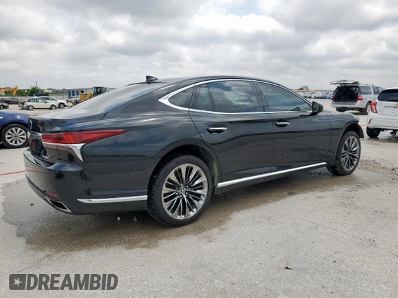 2018 Lexus LS 500 z VIN JTHB51FF3J5006860, wystawiony jako Copart lot #54728845 z przebiegiem 76 335 mil mil oraz Czysty tytuł • Clean title. Historia ofert i sprzedaży dostępna na DreamBid. Obrazek 3.