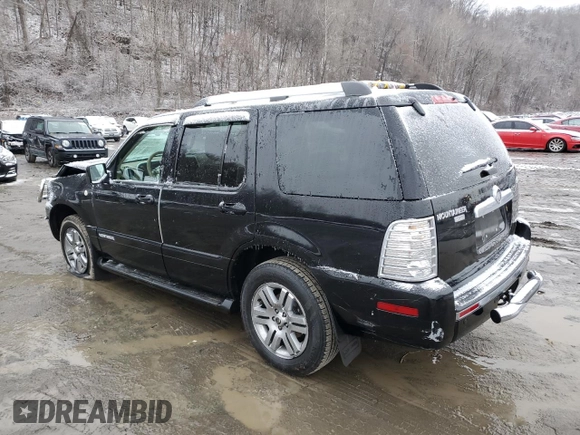 2007 Mercury Mountaineer Premier with VIN 4M2EU48E07UJ23392, listed as a Copart auction lot 85943174 with 66,186 mi miles and Salvage Title. Bid and sale history available at carsss.com. Image 2.