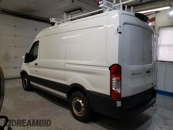 2019 Ford Transit with VIN 1FTYE1CM7KKA68876, listed as a Copart auction lot 55595075 with 90,838 mi miles and Salvage title. Bid and sale history available at DreamBid. Image 2.