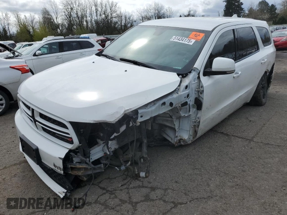 2017 Dodge Durango GT with VIN 1C4RDHDG8HC896608, listed as a Copart auction lot 51434175 with 145,335 mi miles and Clean title. Bid and sale history available at DreamBid. Image 1.