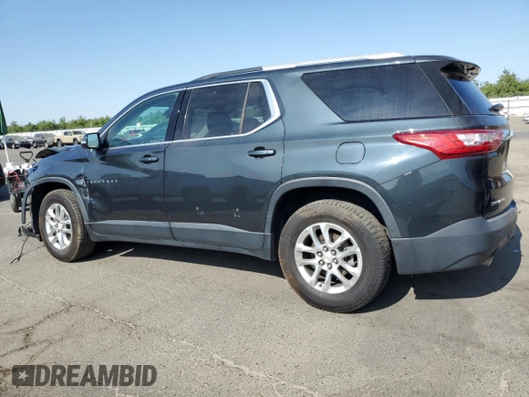 2018 Chevrolet Traverse LT Cloth with VIN 1GNERGKW1JJ218862, listed as a Copart auction lot 61662825 with 152,342 mi miles and Salvage title. Bid and sale history available at DreamBid. Image 2.