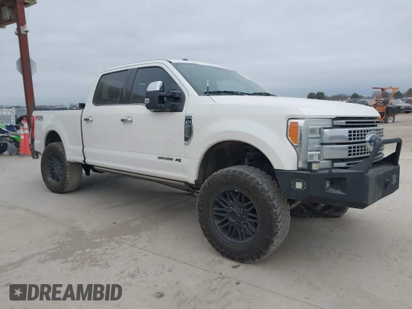 2017 Ford F-250 Lariat with VIN 1FT7W2BTXHEB52267, listed as a IAAI auction lot 41359500 with 187,467 mi miles and . Bid and sale history available at DreamBid. Image 1.