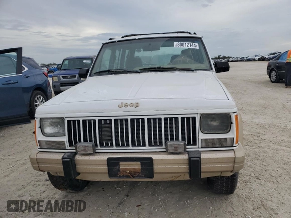 1993 Jeep Cherokee Country with VIN 1J4FJ78S6PL501032, listed as a Copart auction lot 80012144 with 162,925 mi miles and Non Repairable. Bid and sale history available at carsss.com. Image 5.