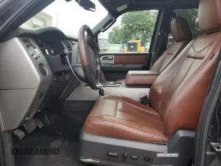 2012 Ford Expedition Max King Ranch with VIN 1FMJK1J52CEF64587, listed as a Copart auction lot 61662885 with 117,375 mi miles and Clean title. Bid and sale history available at DreamBid. Image 7.
