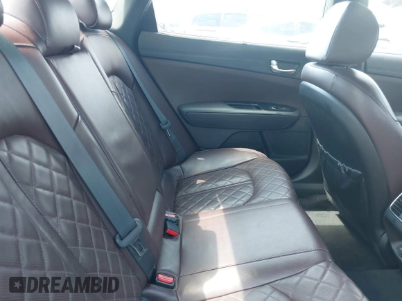 2016 Kia Optima SXL Turbo with VIN 5XXGV4L23GG117486, listed as a IAAI auction lot 41998300 with 142,477 mi miles. Bid and sale history available at carsss.com. Image 8.