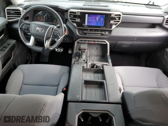 2023 Toyota Tundra SR5 with VIN 5TFLA5DA4PX065963, listed as a Copart auction lot 48775395 with 28,681 mi miles and Salvage title. Bid and sale history available at DreamBid. Image 8.