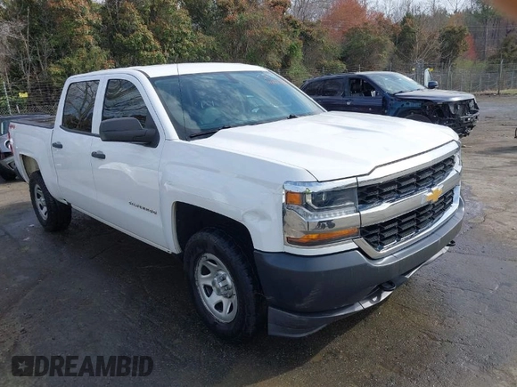 2018 Chevrolet Silverado 1500 Work Truck with VIN 3GCUKNEC0JG641772, listed as a IAAI auction lot 41847287 with 268,937 mi miles. Bid and sale history available at carsss.com. Image 1.