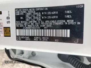 2024 Lexus RZ 300e Premium z VIN JTJABABB1RA007692, wystawiony jako Copart lot #55031875 z przebiegiem 3741 mil mil oraz Szkody całkowita. Historia ofert i sprzedaży dostępna na DreamBid. Obrazek 13.