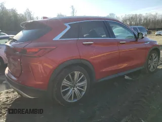 2021 Infiniti QX50 Essential с VIN 3PCAJ5CB0MF101414, выставлен на аукционе Copart как лот 43128805 с пробегом 99 683 миль миль и Списание • Salvage title. История ставок и продаж доступна на DreamBid. Изображение 3.