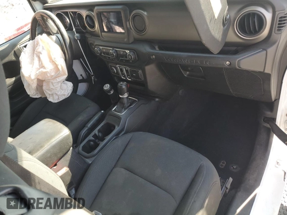 2018 Jeep Wrangler Sport with VIN 1C4GJXAG2JW276226, listed as a Copart auction lot 69206524 with 45,030 mi miles and Salvage Title. Bid and sale history available at DreamBid. Image 8.