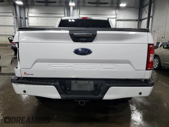 2020 Ford F-150 XL with VIN 1FTFW1E50LKE75868, listed as a Copart auction lot 58371005 with 55,112 mi miles and Salvage title. Bid and sale history available at DreamBid. Image 6.
