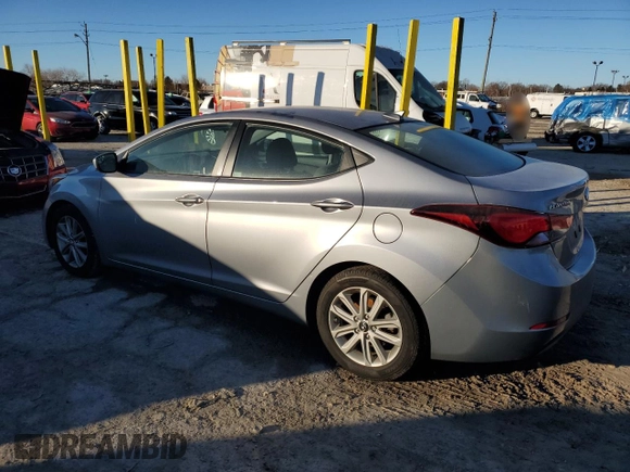 2016 Hyundai Elantra SE with VIN 5NPDH4AE1GH653350, listed as a Copart auction lot 53257675 with 317,198 mi miles and Non repairable. Bid and sale history available at DreamBid. Image 2.