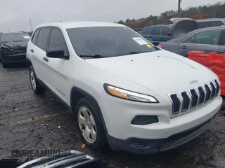 2016 Jeep Cherokee Sport with VIN 1C4PJLAB6GW107087, listed as a IAAI auction lot 41010662 with 164,136 mi miles and . Bid and sale history available at DreamBid. Image 1.