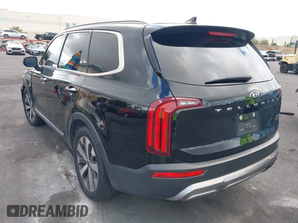 2021 Kia Telluride S with VIN 5XYP64HC1MG101003, listed as a IAAI auction lot 42248616 with 146,960 mi miles and . Bid and sale history available at DreamBid. Image 3.