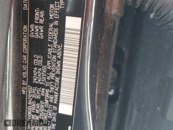 2010 Volvo XC60 3.2L с VIN YV4960DL8A2101557, выставлен на аукционе Copart как лот 51189685 с пробегом 149 650 миль миль и Списание • Salvage title. История ставок и продаж доступна на DreamBid. Изображение 15.