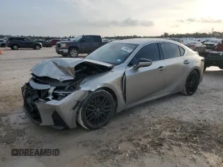 2023 Lexus IS 350 F Sport z VIN JTHGZ1B24P5071822, wystawiony jako Copart lot #54992915 z przebiegiem 17 833 mil mil oraz Szkoda całkowita • Salvage title. Historia ofert i sprzedaży dostępna na DreamBid. Obrazek 1.