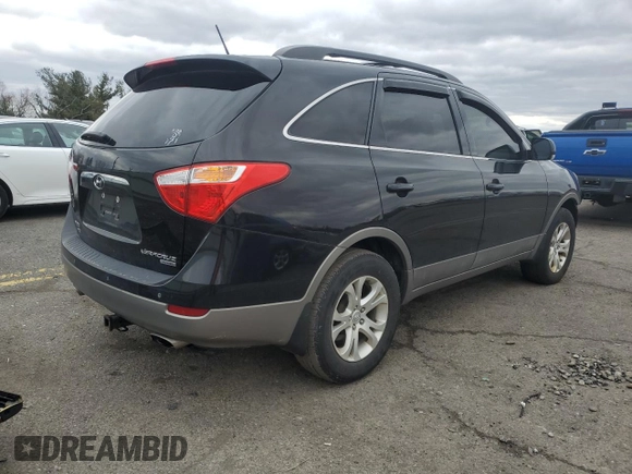 2011 Hyundai Veracruz GLS with VIN KM8NUDCC2BU169015, listed as a Copart auction lot 47650515 with 137,196 mi miles and Salvage Title. Bid and sale history available at DreamBid. Image 3.