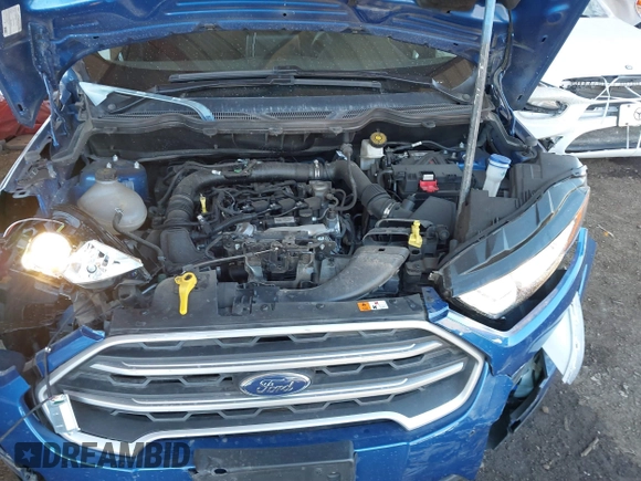 2021 Ford EcoSport SE with VIN MAJ3S2GE4MC445646, listed as a IAAI auction lot 41841253 with 38,644 mi miles and . Bid and sale history available at carsss.com. Image 10.