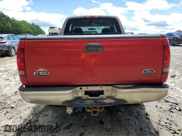 1998 Ford F-150 with VIN 1FTZX1760WNB98481, listed as a Copart auction lot 55586895 with 156,331 mi miles and Salvage title. Bid and sale history available at DreamBid. Image 6.