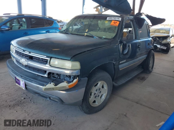 2003 Chevrolet Tahoe LS with VIN 1GNEC13V73R294059, listed as a Copart auction lot 68076514 with 0 mi miles and Salvage Title. Bid and sale history available at carsss.com. Image 1.