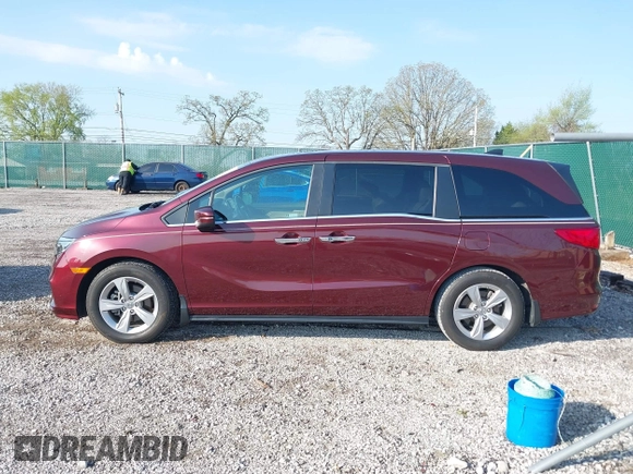 2019 Honda Odyssey EX-L z VIN 5FNRL6H75KB116656, wystawiony jako IAAI lot #41870961 z przebiegiem 87 697 mil mil oraz . Historia ofert i sprzedaży dostępna na DreamBid. Obrazek 14.