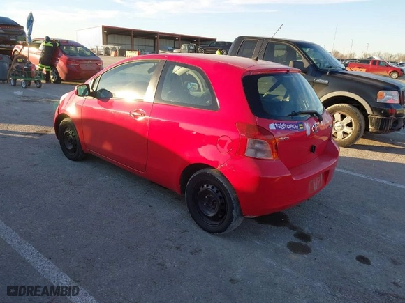 2007 Toyota Yaris with VIN JTDJT923675050163, listed as a IAAI auction lot 41405751 with 248,341 mi miles. Bid and sale history available at carsss.com. Image 3.