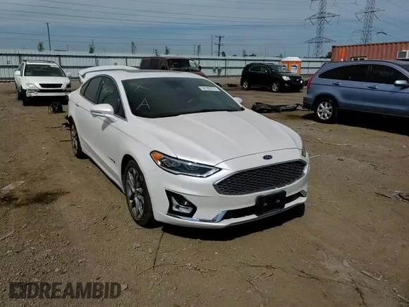 2019 Ford Fusion Hybrid Titanium with VIN 3FA6P0RU2KR255771, listed as a Copart auction lot 58183712 with 59,988 mi miles. Bid and sale history available at carsss.com. Image 11.
