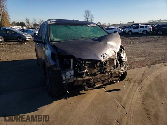 2015 Toyota Sienna SE with VIN 5TDXK3DC6FS644459, listed as a Copart auction lot 42600115 with 126,007 mi miles and Salvage Title. Bid and sale history available at carsss.com. Image 11.