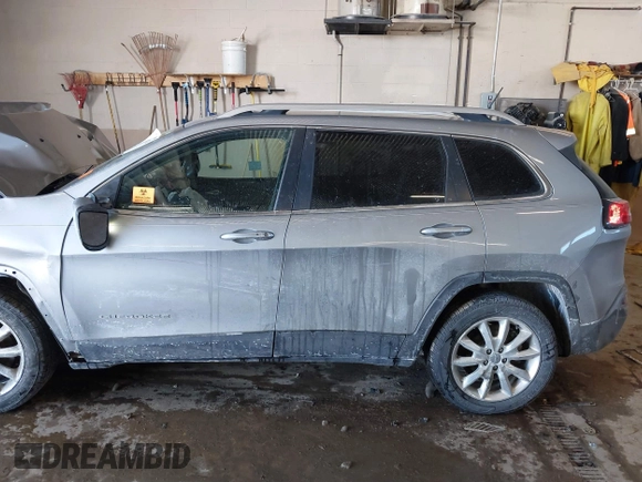 2015 Jeep Cherokee Limited with VIN 1C4PJLDB0FW505891, listed as a IAAI auction lot 41620674 with 120,804 mi miles and . Bid and sale history available at DreamBid. Image 14.